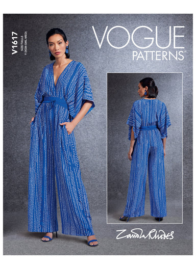 Vogue Pattern 1617 Misses' Jumpsuit from Jaycotts Sewing Supplies