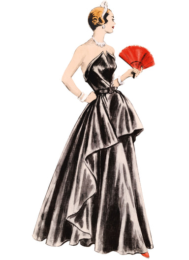 Vogue Sewing Pattern 1963 Misses’ Evening Dress from Jaycotts Sewing Supplies