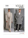 Vogue Sewing Pattern 1976 Men's Coat in Two Lengths from Jaycotts Sewing Supplies