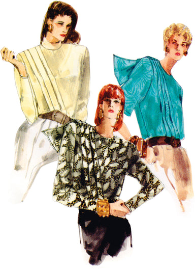 Vogue Sewing Pattern 1980 Misses' Blouse from Jaycotts Sewing Supplies