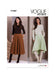 Vogue Sewing Pattern 1987 Misses' Skirt and Culottes from Jaycotts Sewing Supplies