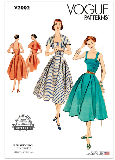 Vintage Sewing Pattern 1950s Ladies' Long Line Full 