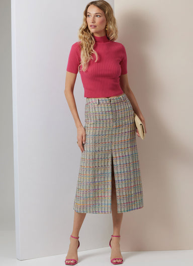Vogue sewing pattern 2032 Skirt in Two Lengths from Jaycotts Sewing Supplies