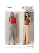 Vogue sewing pattern 2032 Skirt in Two Lengths from Jaycotts Sewing Supplies