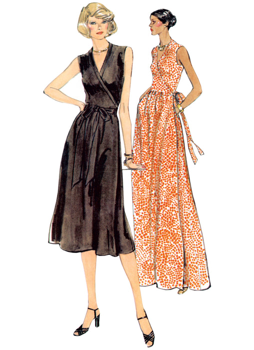 Vogue sewing pattern 2040 Front Wrap Dresses by Diane von Furstenberg from Jaycotts Sewing Supplies