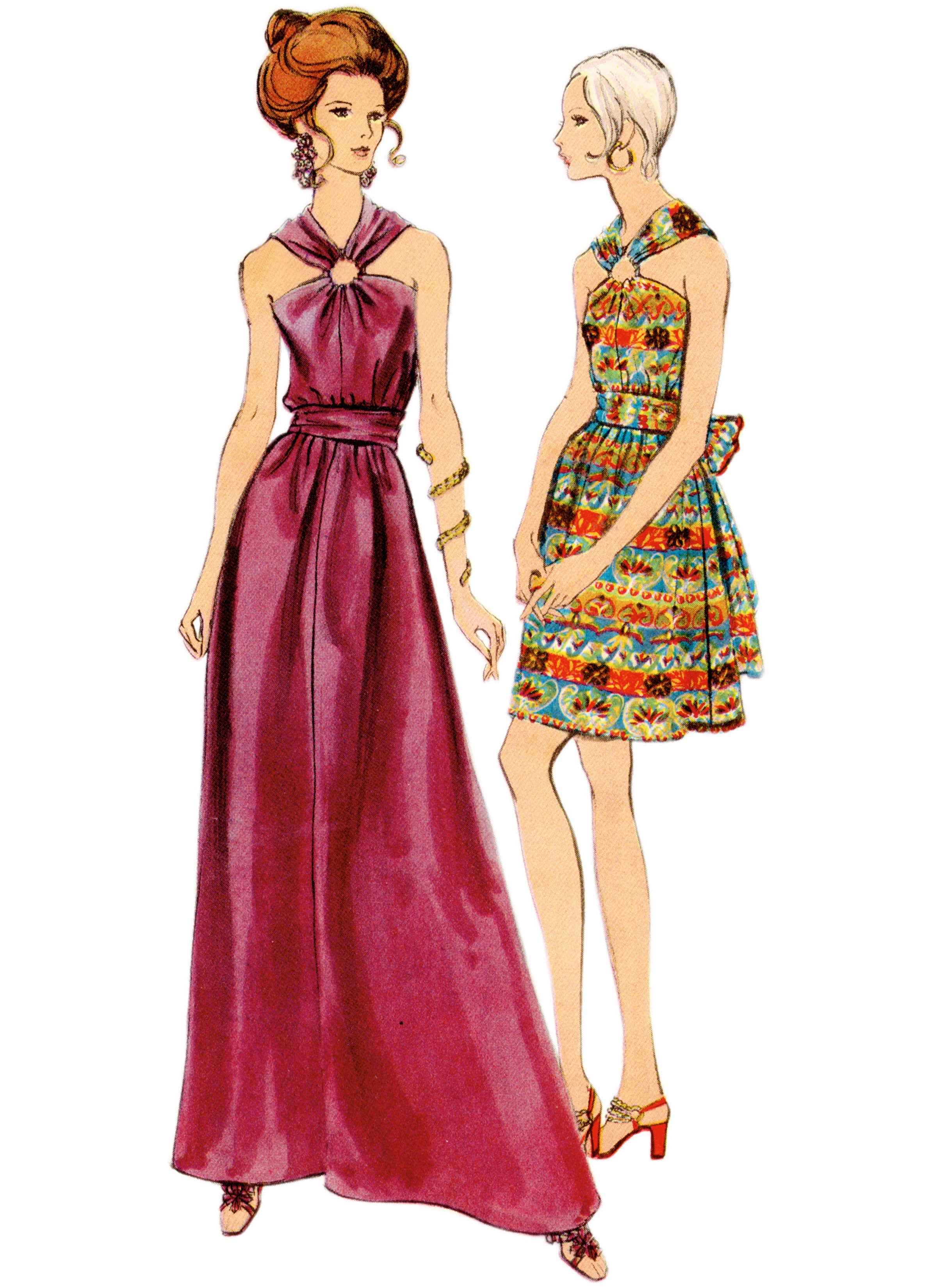 Vogue sewing pattern 2042 Dress In Two Lengths from Jaycotts Sewing Supplies