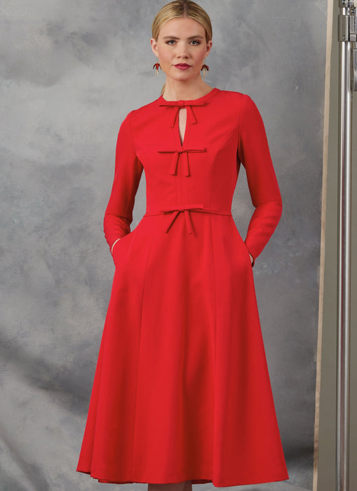 Vogue Sewing Pattern 2044 Dress with Sleeve and Length Variations from Jaycotts Sewing Supplies