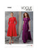 Vogue Sewing Pattern 2044 Dress with Sleeve and Length Variations from Jaycotts Sewing Supplies