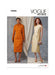 Vogue Sewing Pattern 2045 Dress with Collar and Sleeve Variations from Jaycotts Sewing Supplies