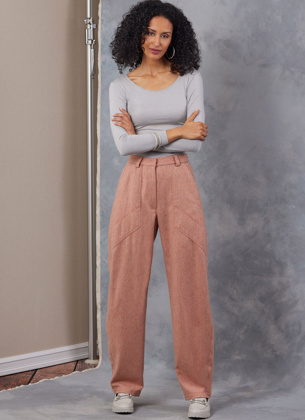 Patrón De Costura Vogue 9191 ZZ - Poncho, Top, Pantalones Cortos Y Pantalones Anchos, Talla Grande/XXL