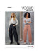 Vogue Sewing Pattern 2051 Pants from Jaycotts Sewing Supplies