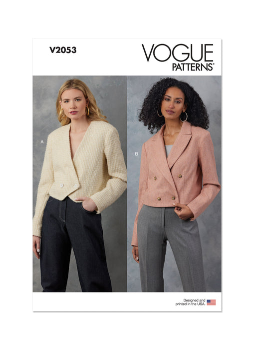 Vogue Sewing Pattern 2053 Jackets from Jaycotts Sewing Supplies