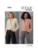 Vogue Sewing Pattern 2053 Jackets from Jaycotts Sewing Supplies