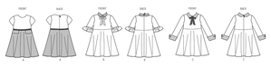 Vogue Sewing Pattern 2058 Children's Dresses from Jaycotts Sewing Supplies