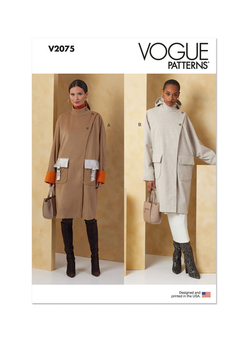 Vogue Sewing Pattern 2075 Misses' Coats from Jaycotts Sewing Supplies