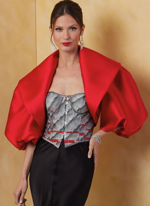 Vogue Sewing Pattern 2078 Misses' Bolero and Capes from Jaycotts Sewing Supplies