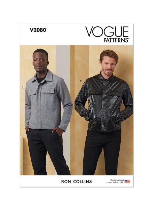 Vogue Sewing Pattern 2080 Men's Jackets from Jaycotts Sewing Supplies