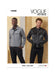 Vogue Sewing Pattern 2080 Men's Jackets from Jaycotts Sewing Supplies