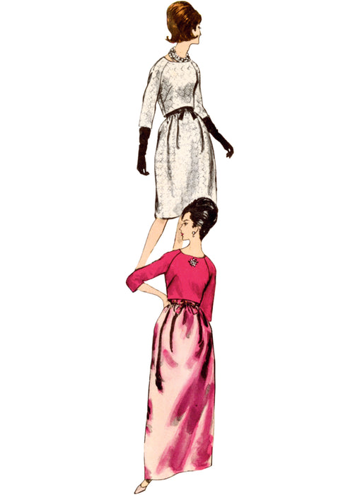 Vogue Sewing Pattern 2082 Sixties Evening Dress and Bolero from Jaycotts Sewing Supplies