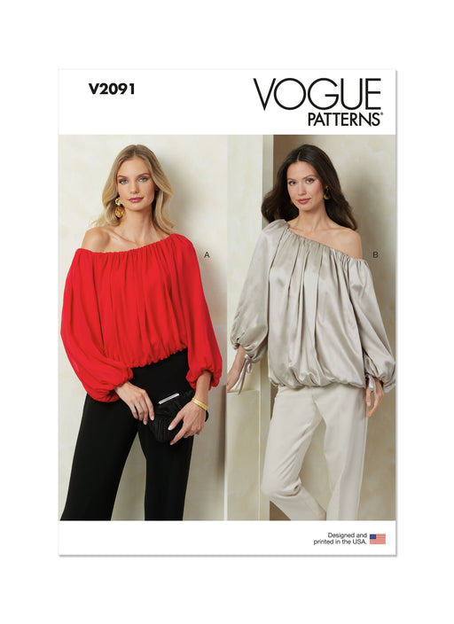 Vogue Sewing Pattern 2091 Bubble Top from Jaycotts Sewing Supplies