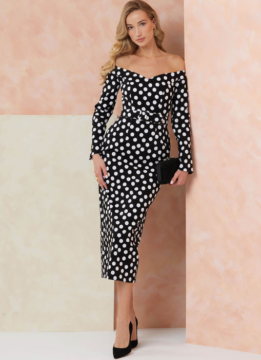 Vogue sewing pattern 2105 Sheath Dress with Petite Lines