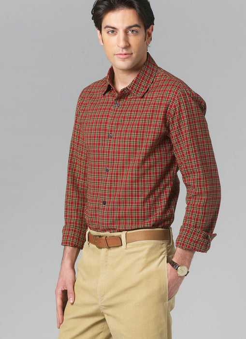 Vogue Pattern 8759 Men's Shirt | Easy from Jaycotts Sewing Supplies