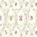 Pressed In Time Organic Cotton Fabric, Floral Trellis from Jaycotts Sewing Supplies