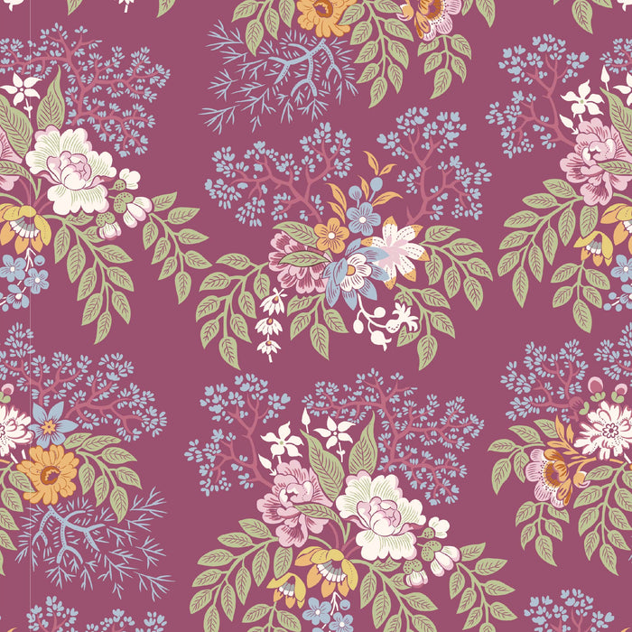 Pressed In Time Organic Cotton Fabric, Spring Meadow from Jaycotts Sewing Supplies