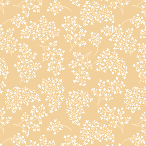 Pressed In Time Organic Cotton Fabric, Lemon Sprig from Jaycotts Sewing Supplies