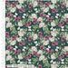 Woodland Wanderers Organic Cotton Fabric, Rose & Pansy Green from Jaycotts Sewing Supplies