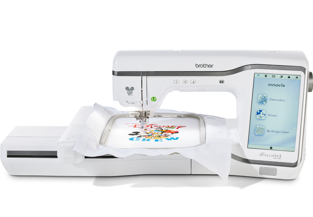 Brother Stellaire XE2 embroidery machine from Jaycotts Sewing Supplies