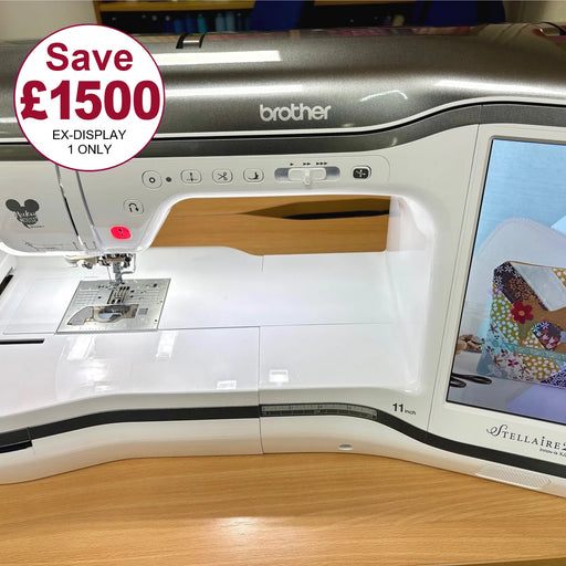 Brother Stellaire XJ2 SAVE £1500 ex display offer from Jaycotts Sewing Supplies
