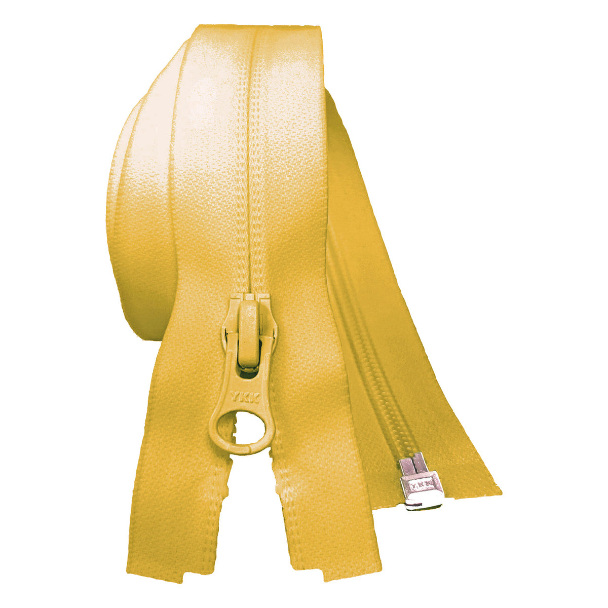 YKK Aquaguard Water repellent zip | Yellow — jaycotts.co.uk - Sewing ...