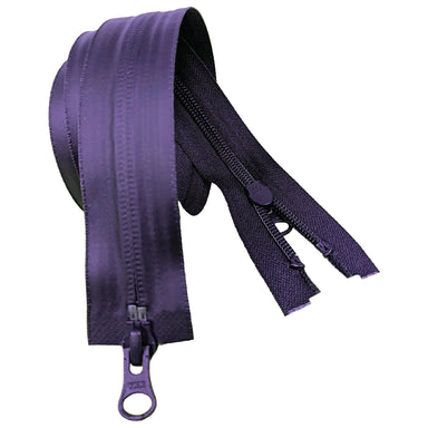 YKK Aquaguard Water repellent zip | 2 Way | Purple from Jaycotts Sewing Supplies