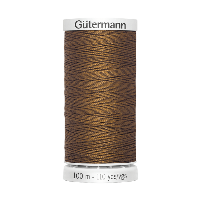 Gutermann Extra Strong Thread 100m | Burnt Umber from Jaycotts Sewing Supplies