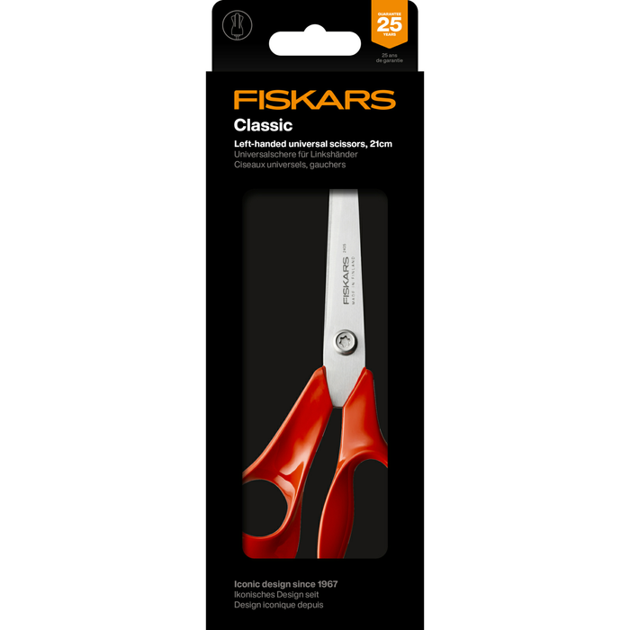 Fiskars Left Handed Universal Scissors from Jaycotts Sewing Supplies
