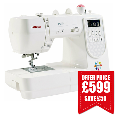 Janome Sewing Machine M50 QDC Save £50 from Jaycotts Sewing Supplies