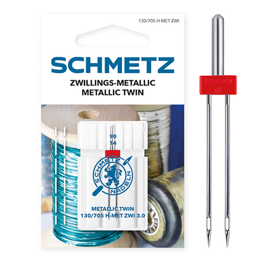 Schmetz Schmetz Twin Needle for metallic threads from Jaycotts Sewing Supplies