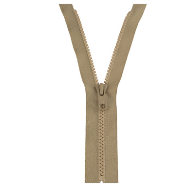 YKK Closed End Zip - Medium Plastic | colour 573 Beige from Jaycotts Sewing Supplies