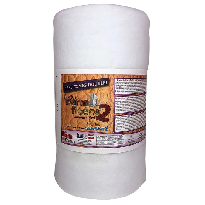 The Warm Company Double Sided Fusible Warm Fleece Wadding, Batting from Jaycotts Sewing Supplies