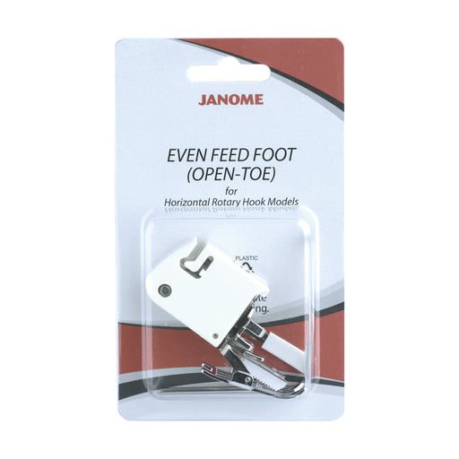 Janome Even Feed Walking Foot - open toe type from Jaycotts Sewing Supplies