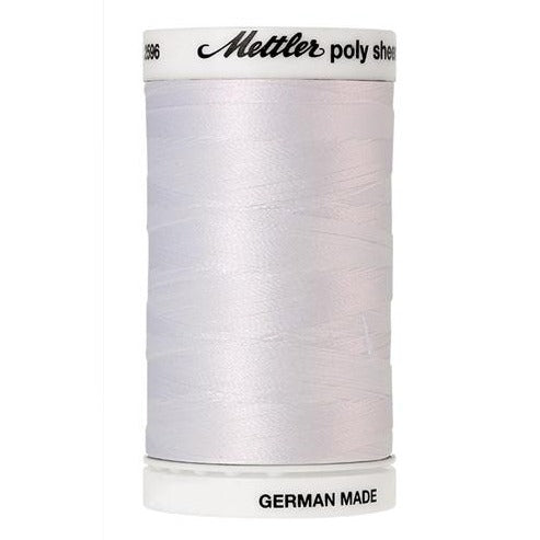 Mettler Polysheen Embroidery Thread 800m , White number 0015 — jaycotts ...