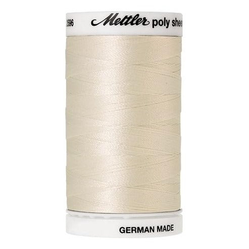 Polysheen Embroidery Thread 800m #0670 Cream from Jaycotts Sewing Supplies