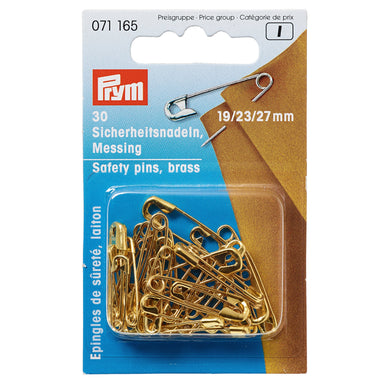 Prym Assorted Safety Pins (pack of 30) from Jaycotts Sewing Supplies