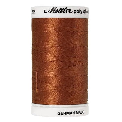 Polysheen Embroidery Thread 800m #0932 Nutmeg from Jaycotts Sewing Supplies