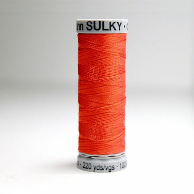 Sulky Rayon 40 Embroidery Thread 1078 Tangerine from Jaycotts Sewing Supplies