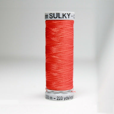 Sulky Rayon 40 Embroidery Thread 1184 Orange Red from Jaycotts Sewing Supplies