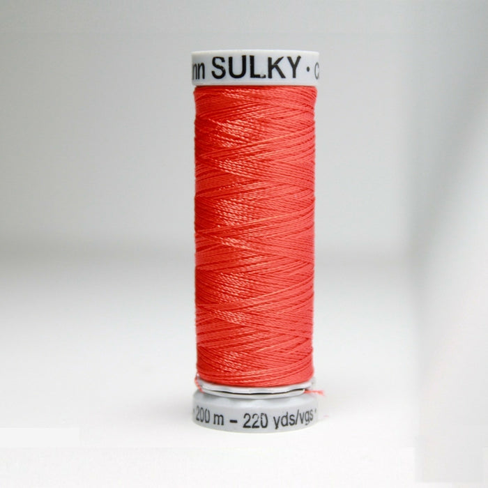 Sulky Rayon 40 Embroidery Thread 1184 Orange Red from Jaycotts Sewing Supplies