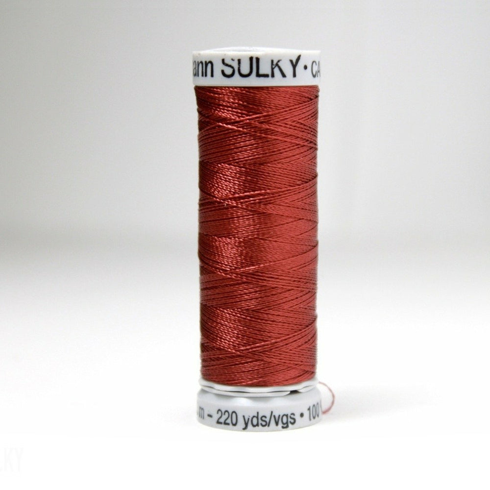 Sulky Rayon 40 Embroidery Thread 1217 Rust from Jaycotts Sewing Supplies