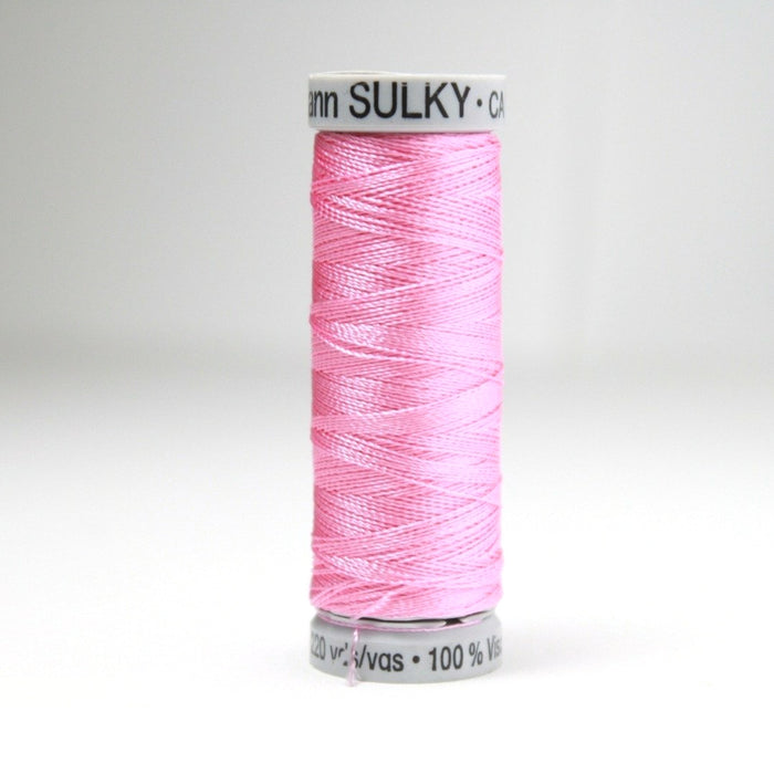 Sulky Rayon 40 Embroidery Thread 1224 Bright Pink from Jaycotts Sewing Supplies